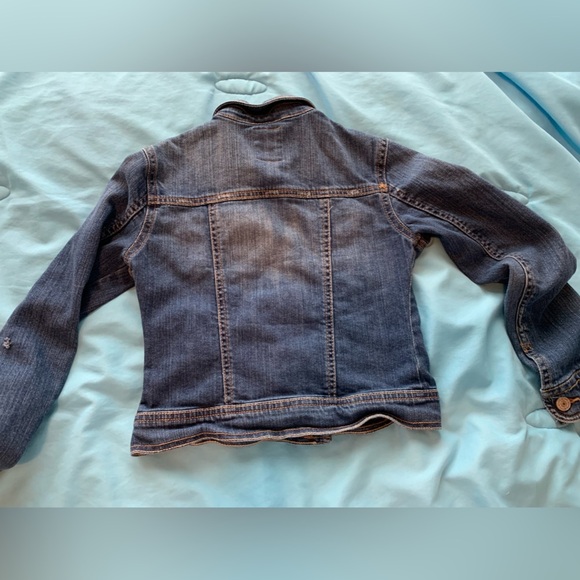 Vintage distressed old navy  Y2K denim jacket size medium - Picture 5 of 8